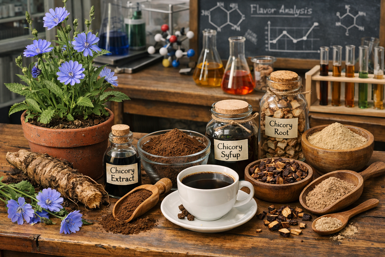 Chicory as a Natural Flavoring: A Comprehensive Technical Guide