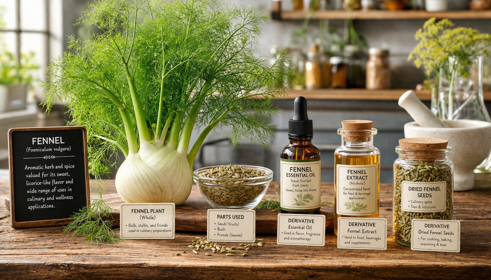 Fennel as a Natural Flavoring: A Comprehensive Technical Guide