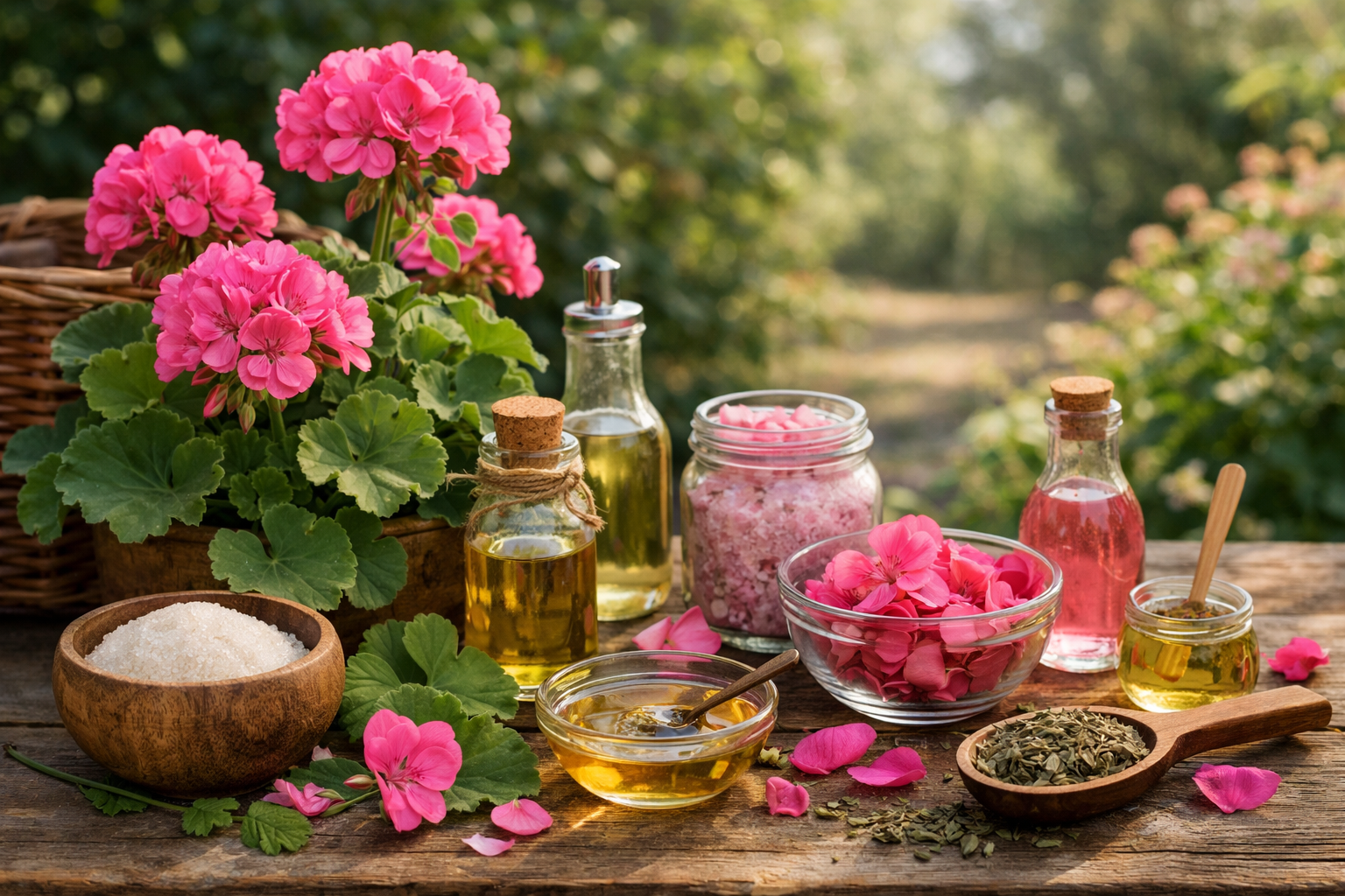 Geranium as a Natural Flavoring: A Comprehensive Technical Guide