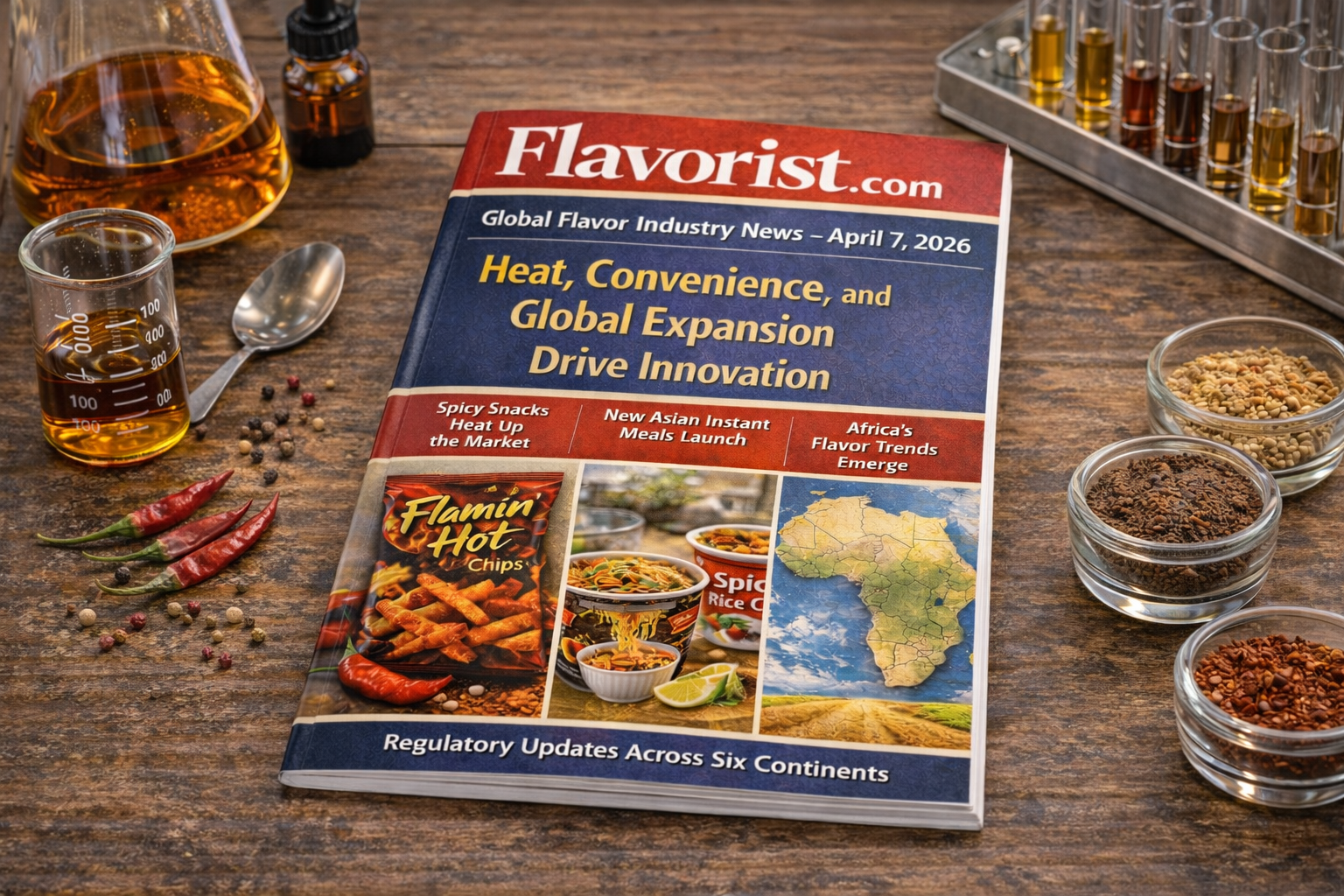 Global Food & Flavor Industry News: April 7, 2026 – Product, Business & Regulatory Updates Across Six Continents