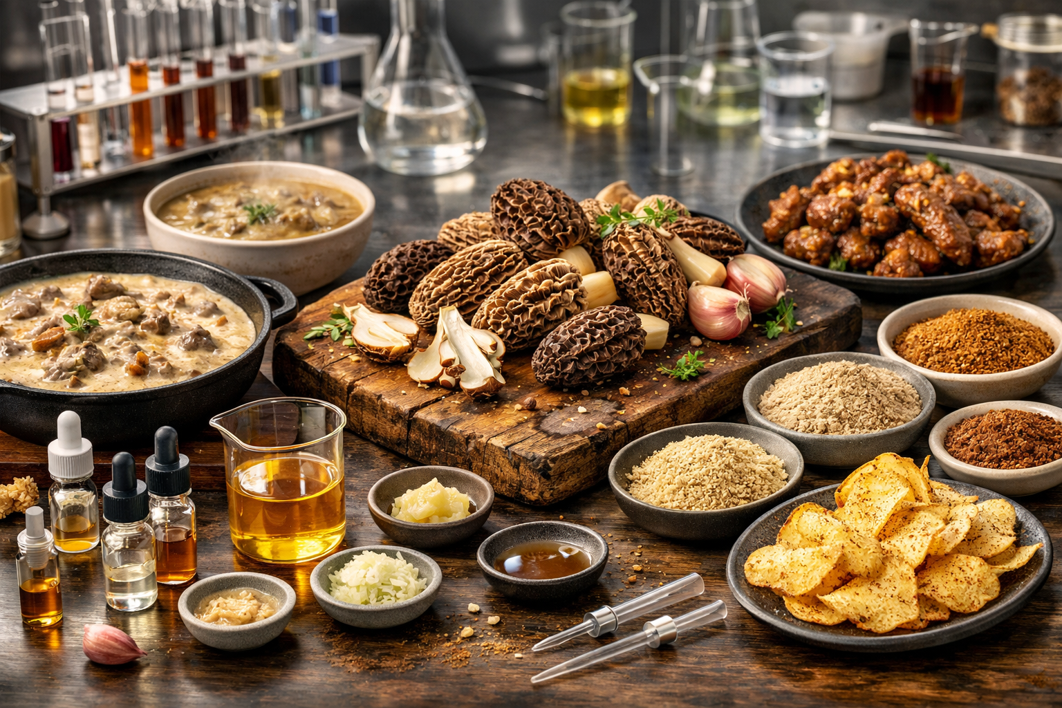 Professional Morel Mushroom Flavor System: Application-Specific Formulas for Cream Sauce, Soup, Snack Seasoning, and Vegan Meat Analog