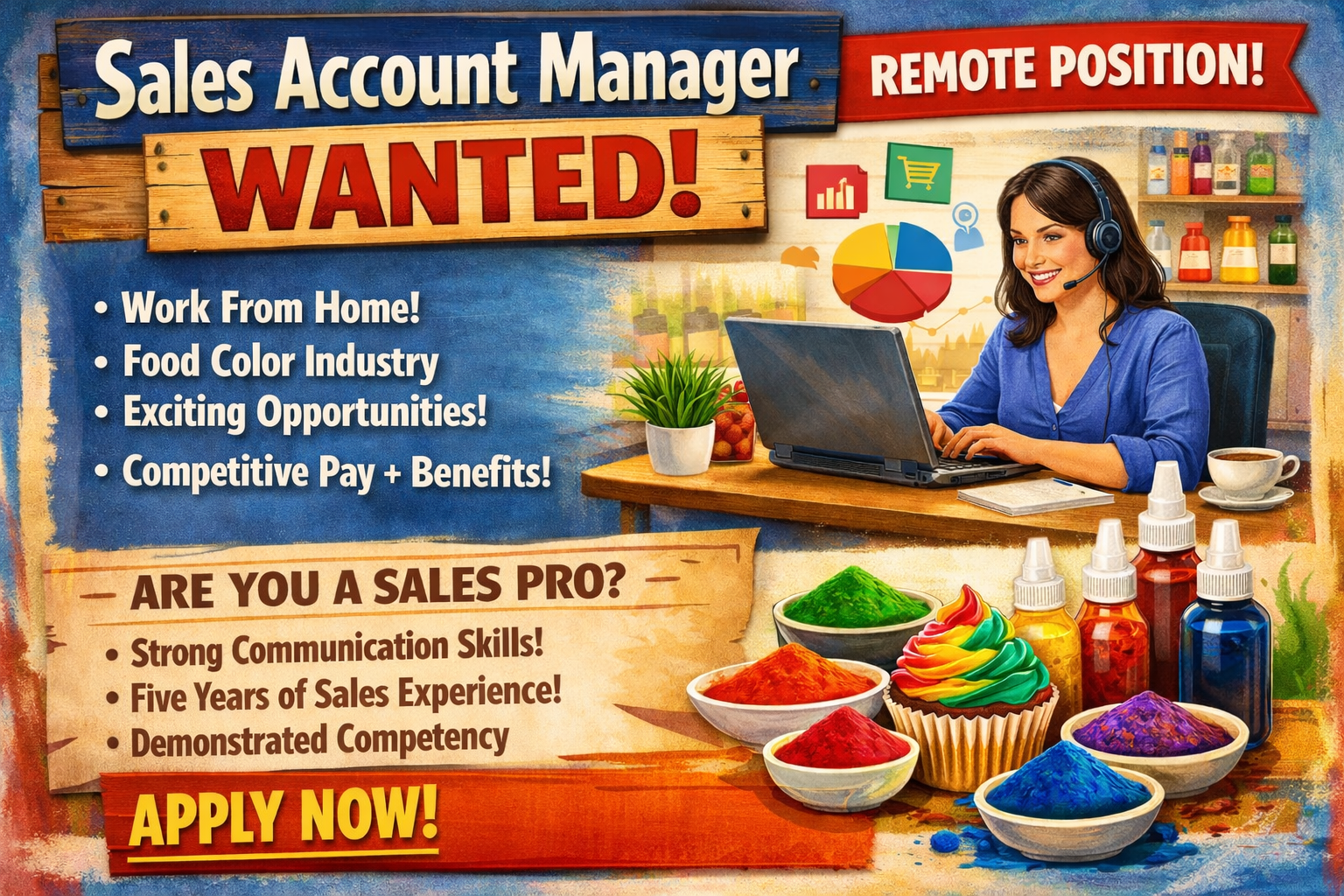 Job Opening:  Sales Account Manager Wanted