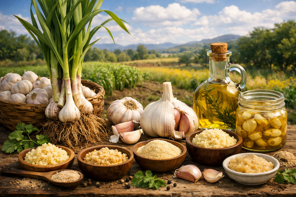 Garlic as a Natural Flavoring: A Comprehensive Technical Guide